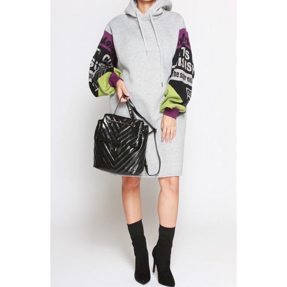 SOLD OUT 🚫Grey Hood dress